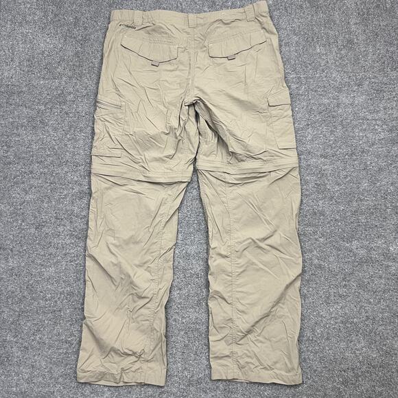 Columbia Omni-Shade Pants Mens 38x32 Convertible Hiking Cargo Sun Protection - Picture 3 of 9